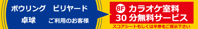 カラオケ30分無料